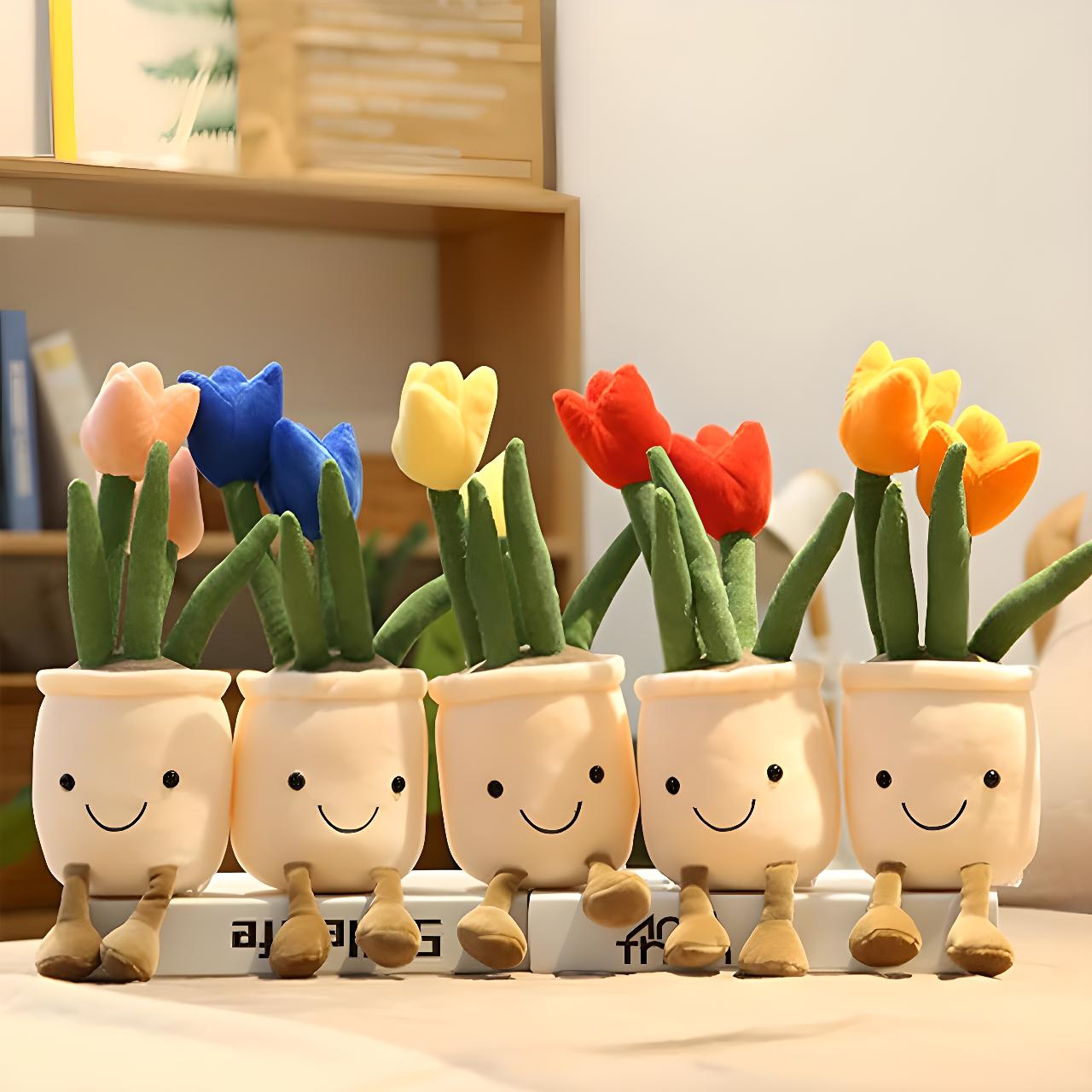 Peluche Kawaii Fleur Tulippe