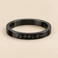 Feiner personalisierter japanischer Ring
