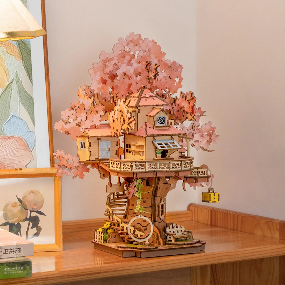 Puzzle 3D Sakura Tree House