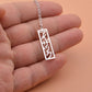 Japanese Name Vertical Necklace