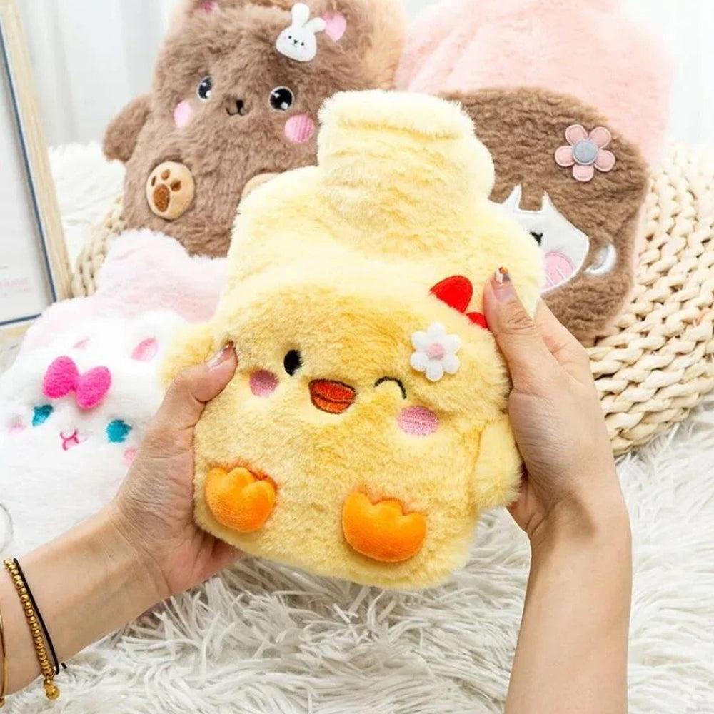 Kawaii Wärmflasche aus Plüsch