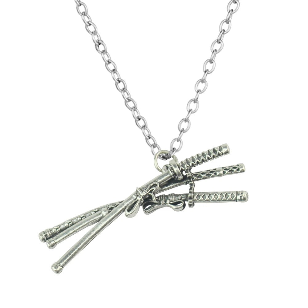 Collier 3 Katanas