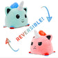 Peluches Kawaii Réversibles