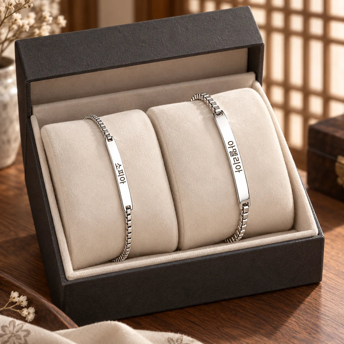 Bracelets Couple Coréens Personnalisés