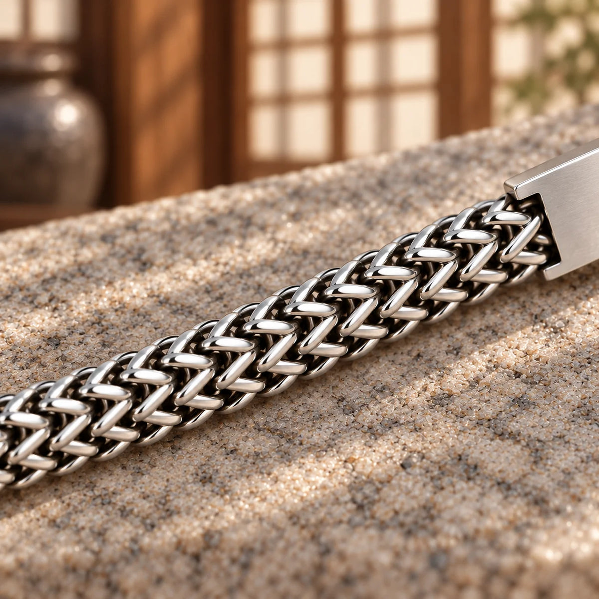 Koreanisches Gravurarmband Herren