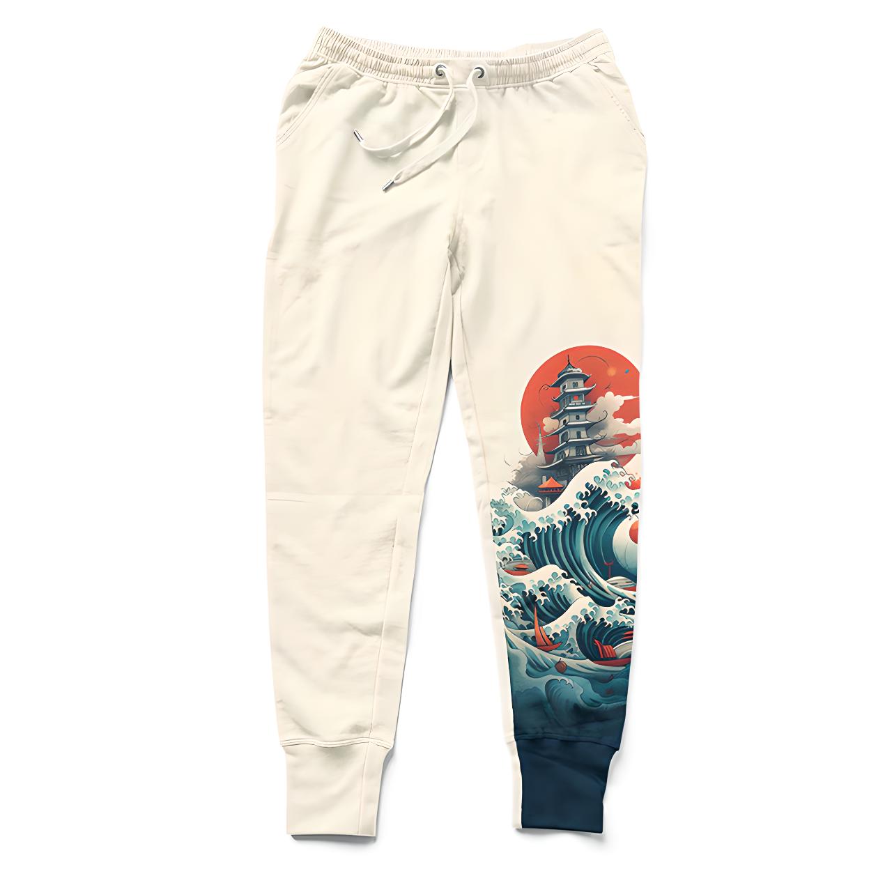 Pantaloni Hokusai