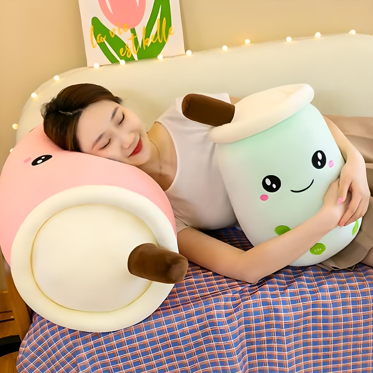 Kawaii Bubble Tea Frucht Plüsch
