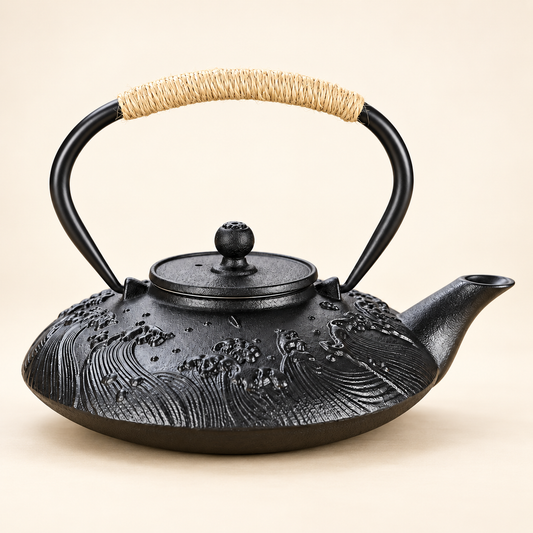 Nami Japanese Cast Iron Teapot 