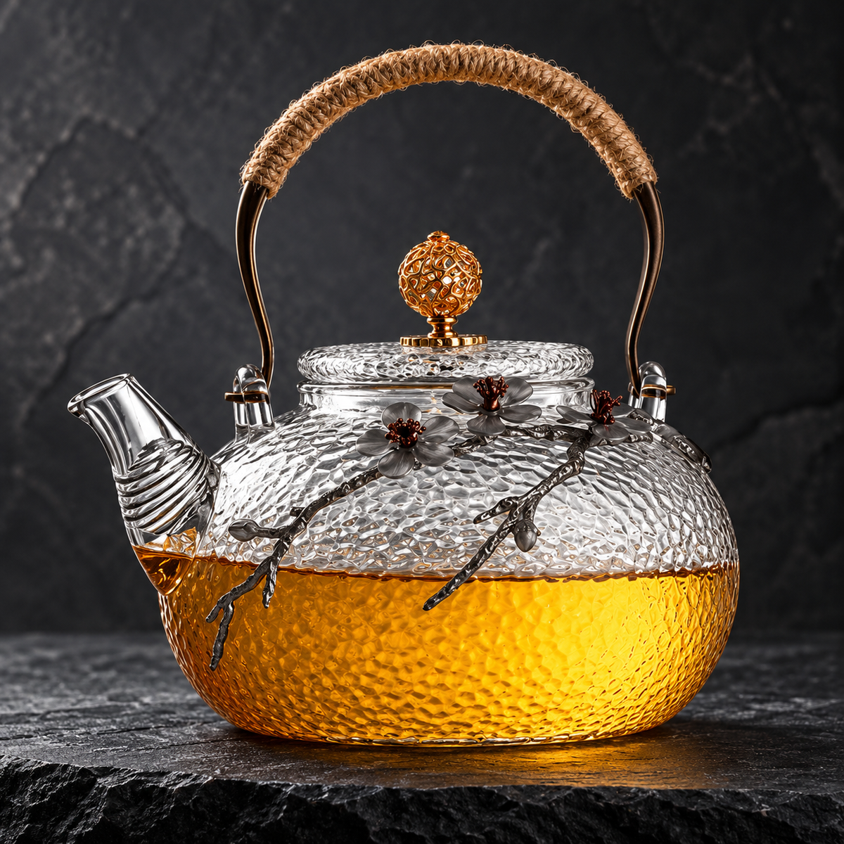 Théière Japonaise en Verre Ume